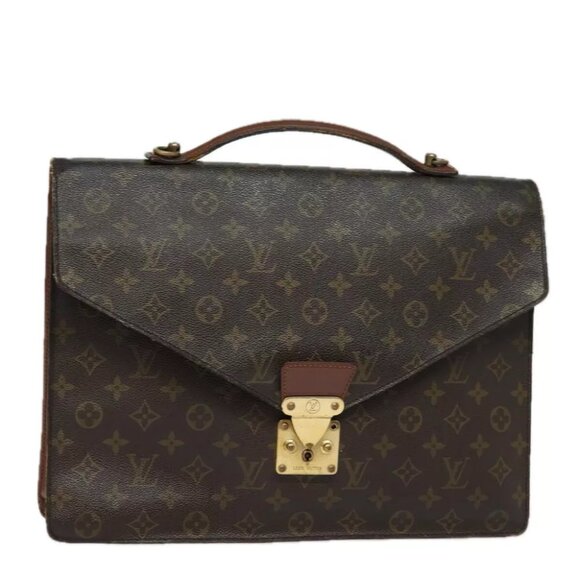 authenticity guaranteed LOUIS VUITTON Monogram Porte Documents - Picture 1 of 16